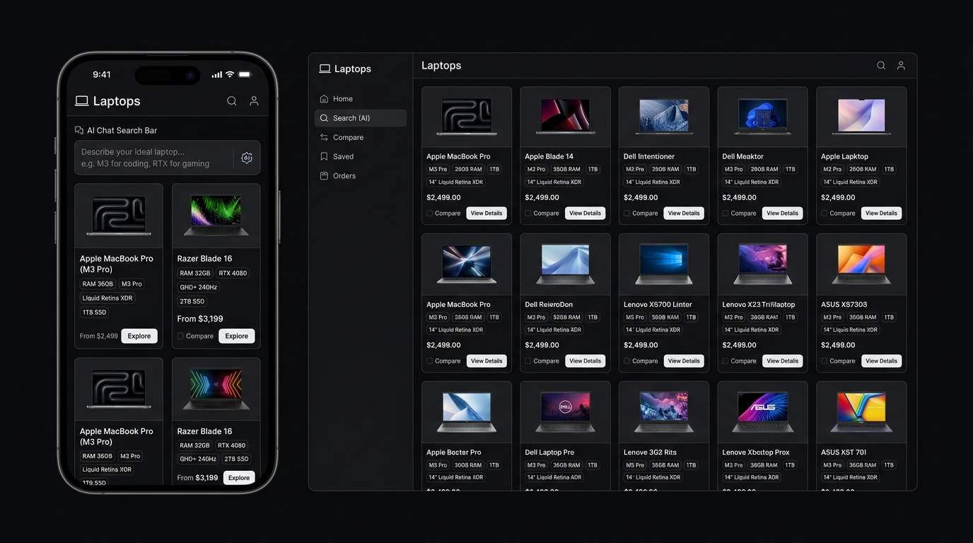 Laptops project preview